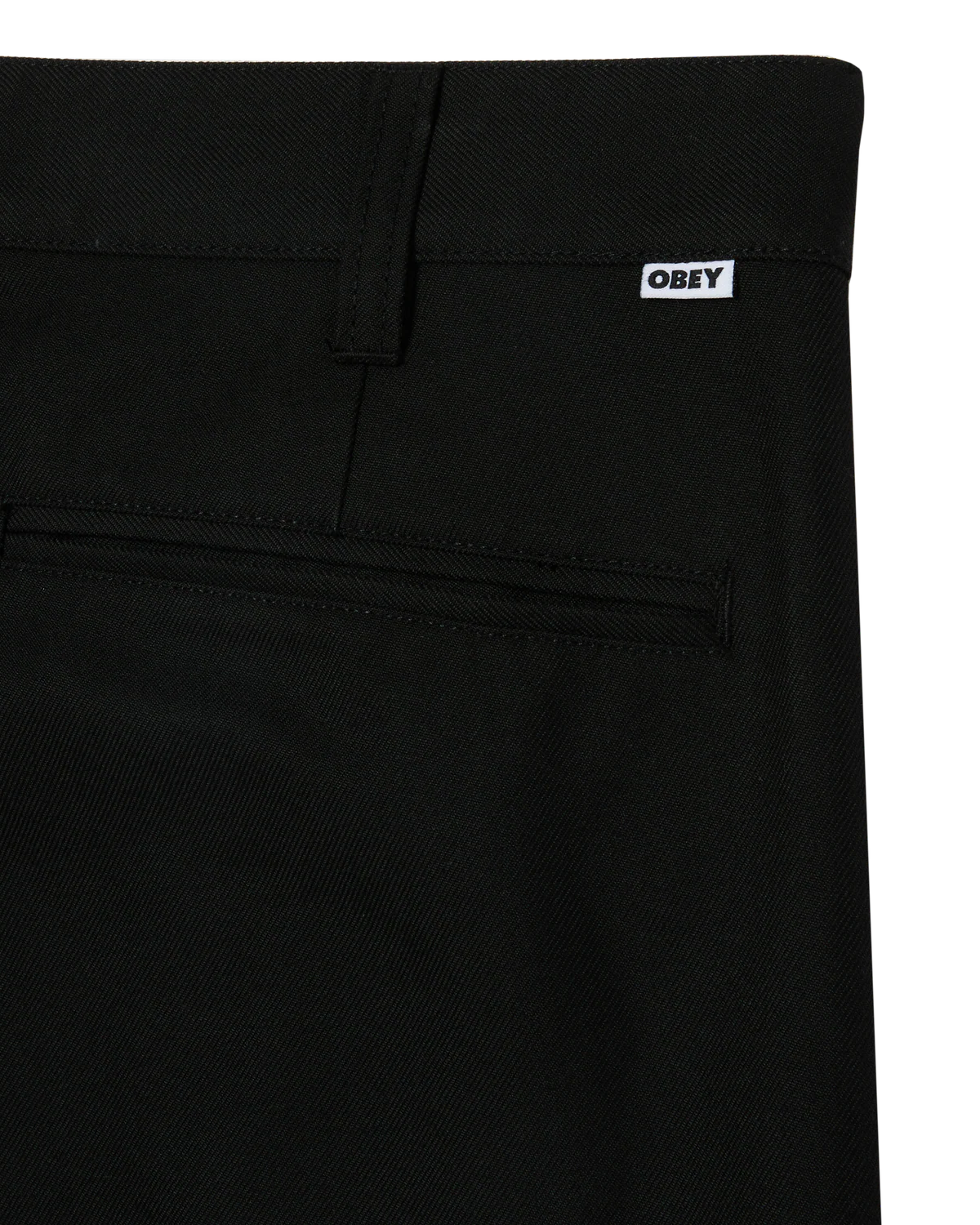OBEY - DEAN PLEATED PANT - BLACK