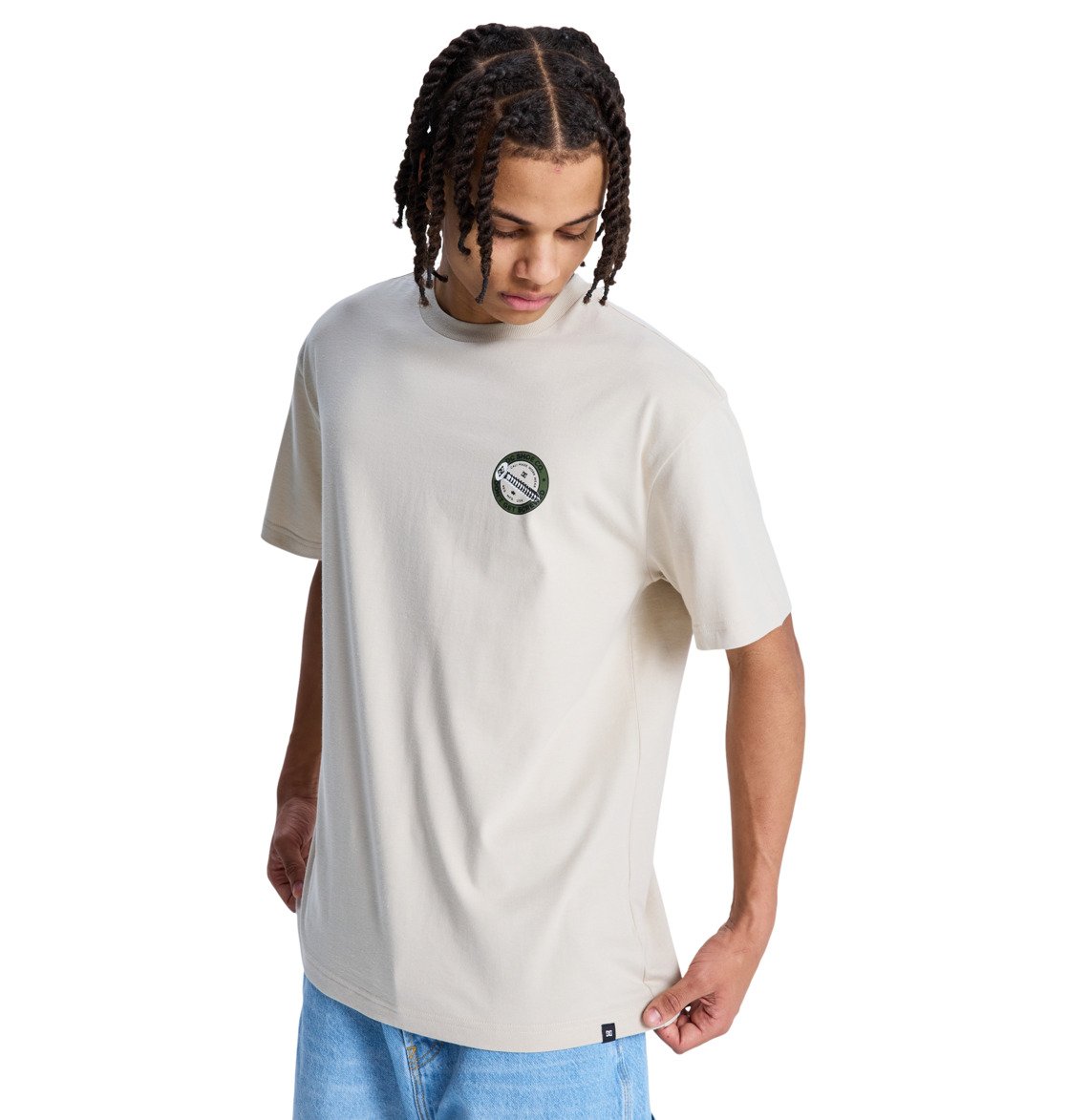 DC - SCREWED UP TEE - BEIGE