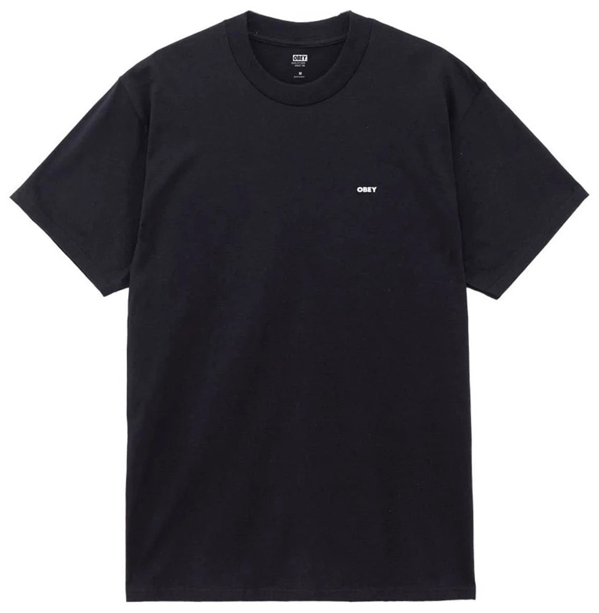 OBEY - WARNING SIGN TEE - BLACK