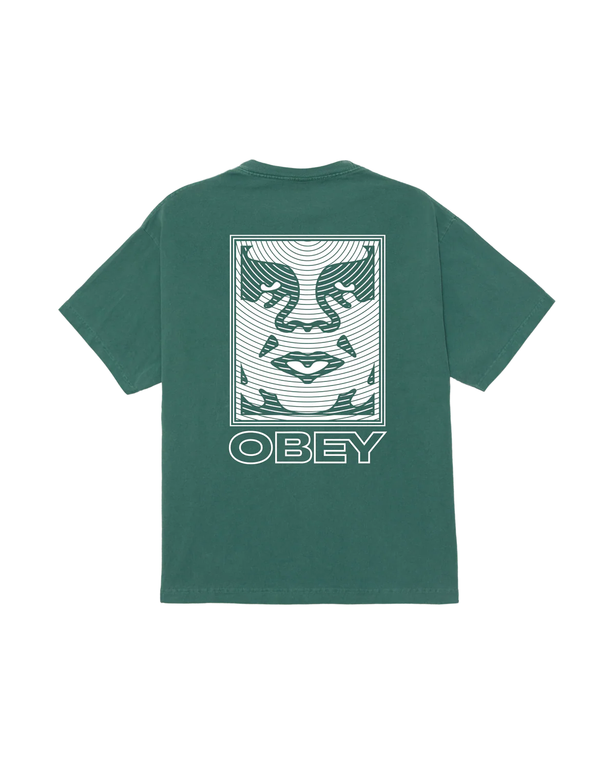 OBEY - RIPPLE TEE - PIGMENT RAINFOREST