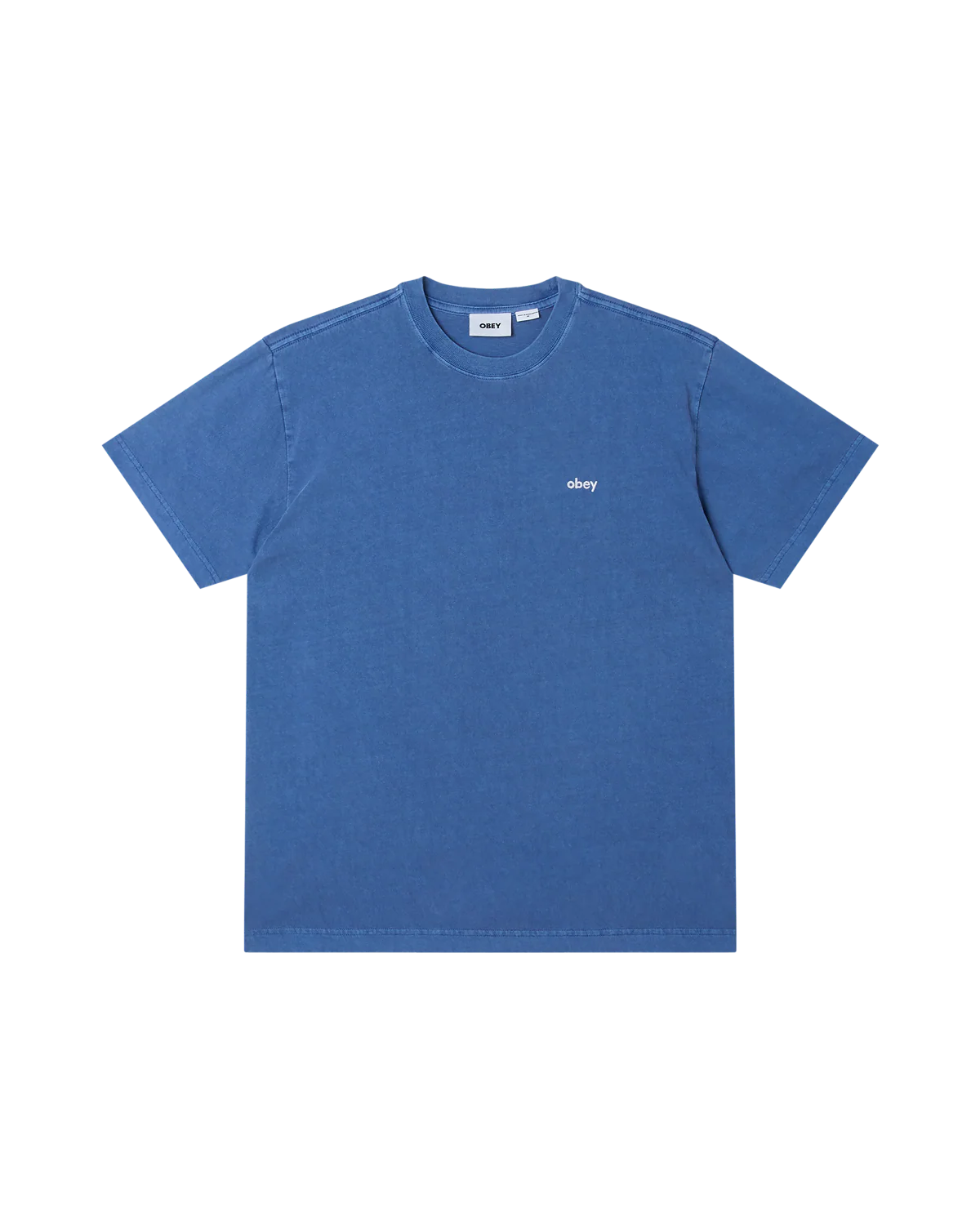 OBEY - LOWERCASE PIGMENT TEE - PIGMENT ELECTRIC INDIGO