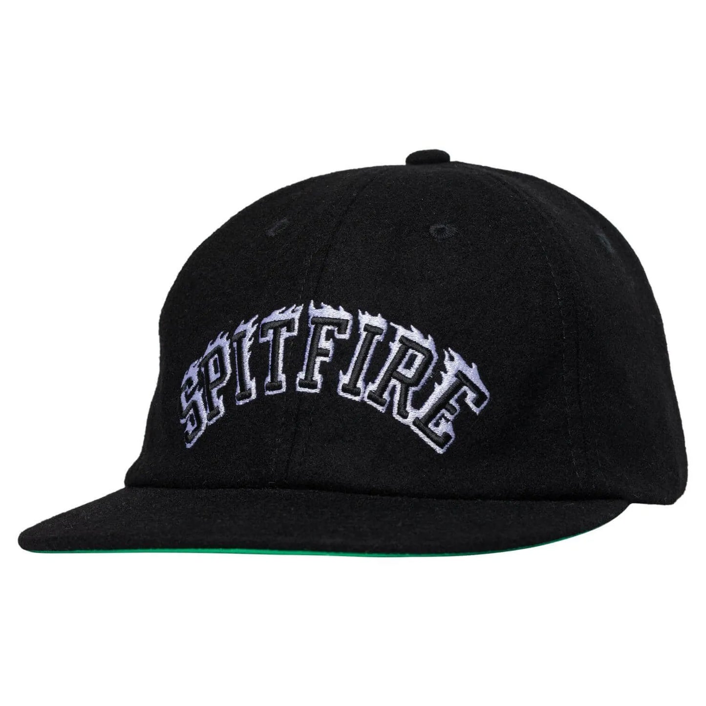 SPITFIRE - BIGHEAD FLAME SCRIPT SNAPBACK - BLACK/WHITE