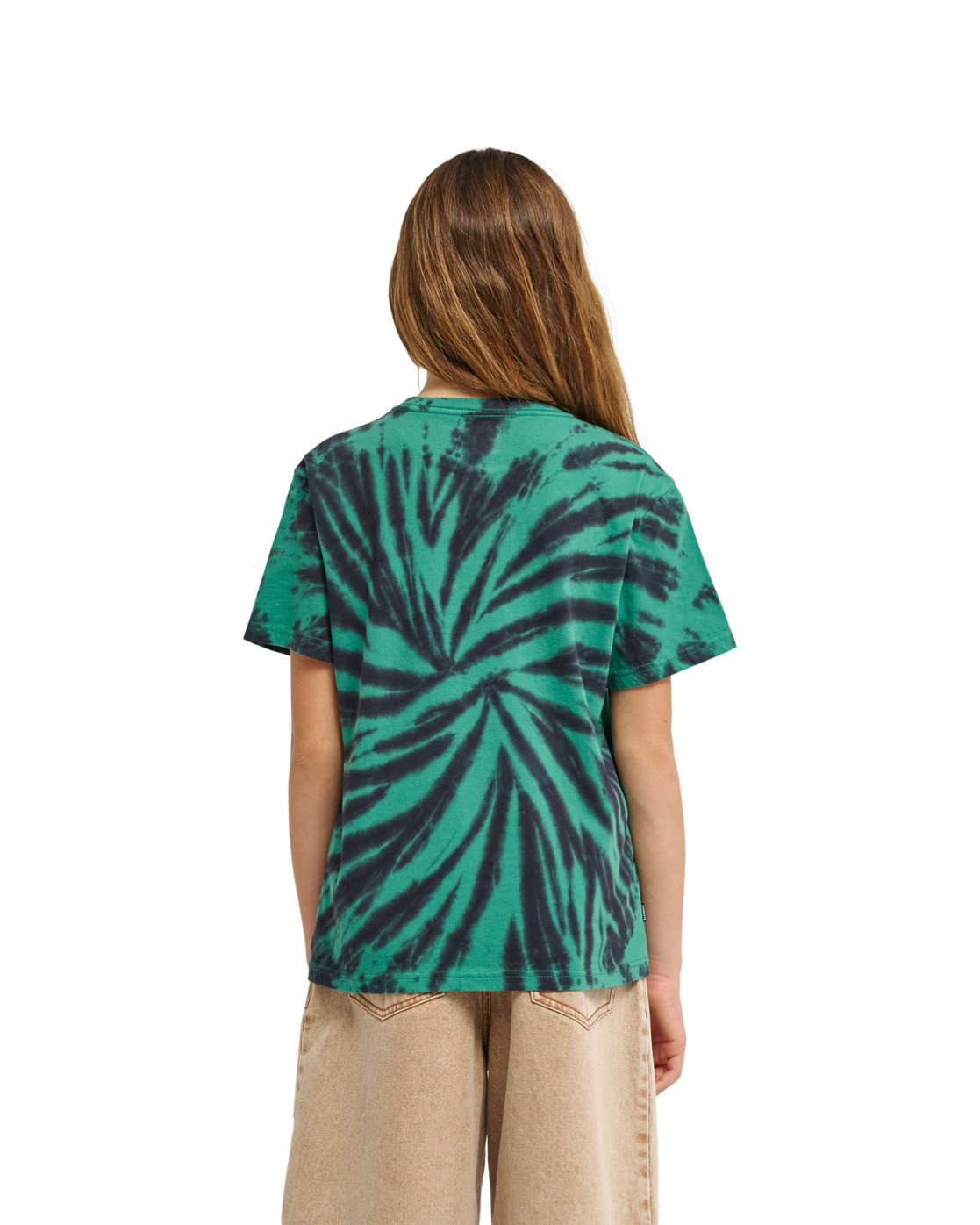 ELEMENT - HOME TEAM TYE DIE YOUTH TEE - FIR GREEN