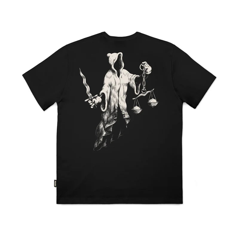 THE DUDES - JUSTITS TEE - BLACK