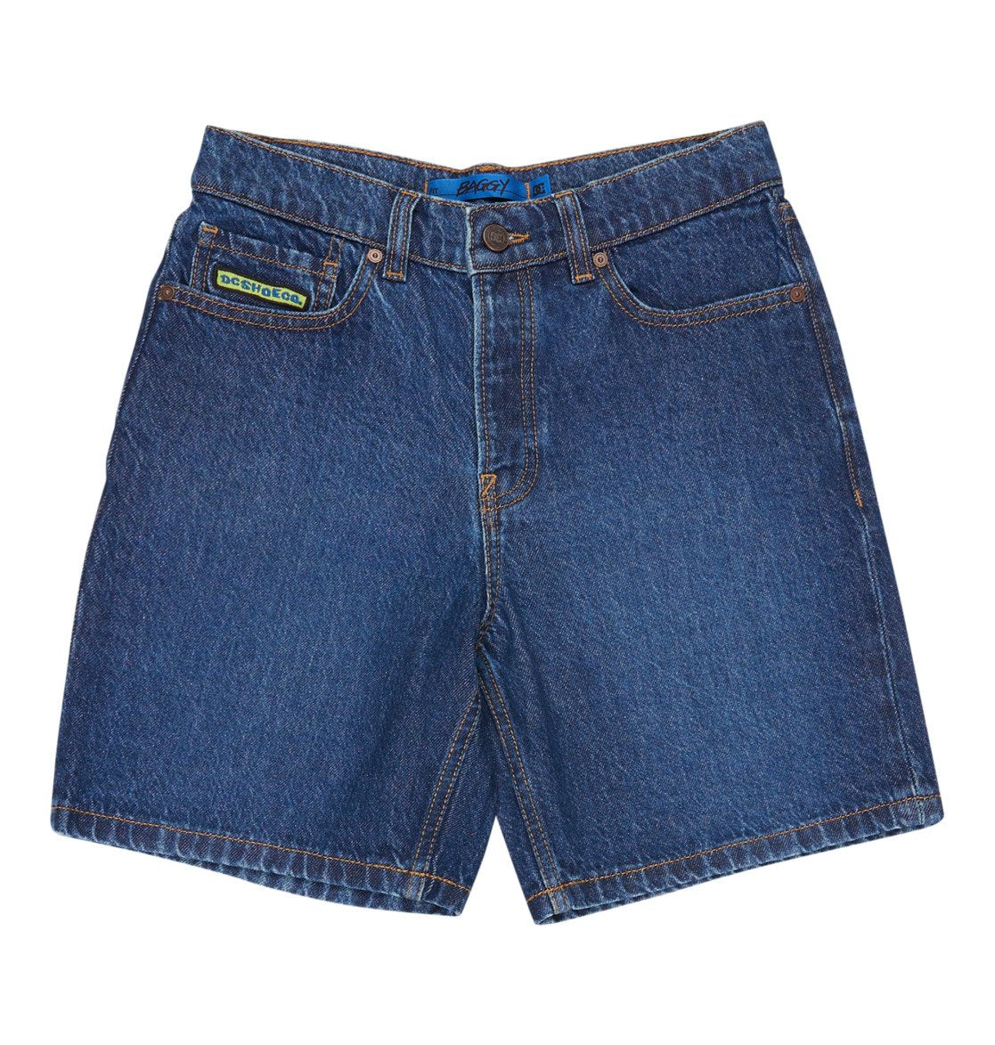 DC - BAGGY SHORT BOY - STONE INDIGO