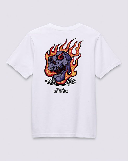 VANS - VORTEX YOUTH TEE - WHITE