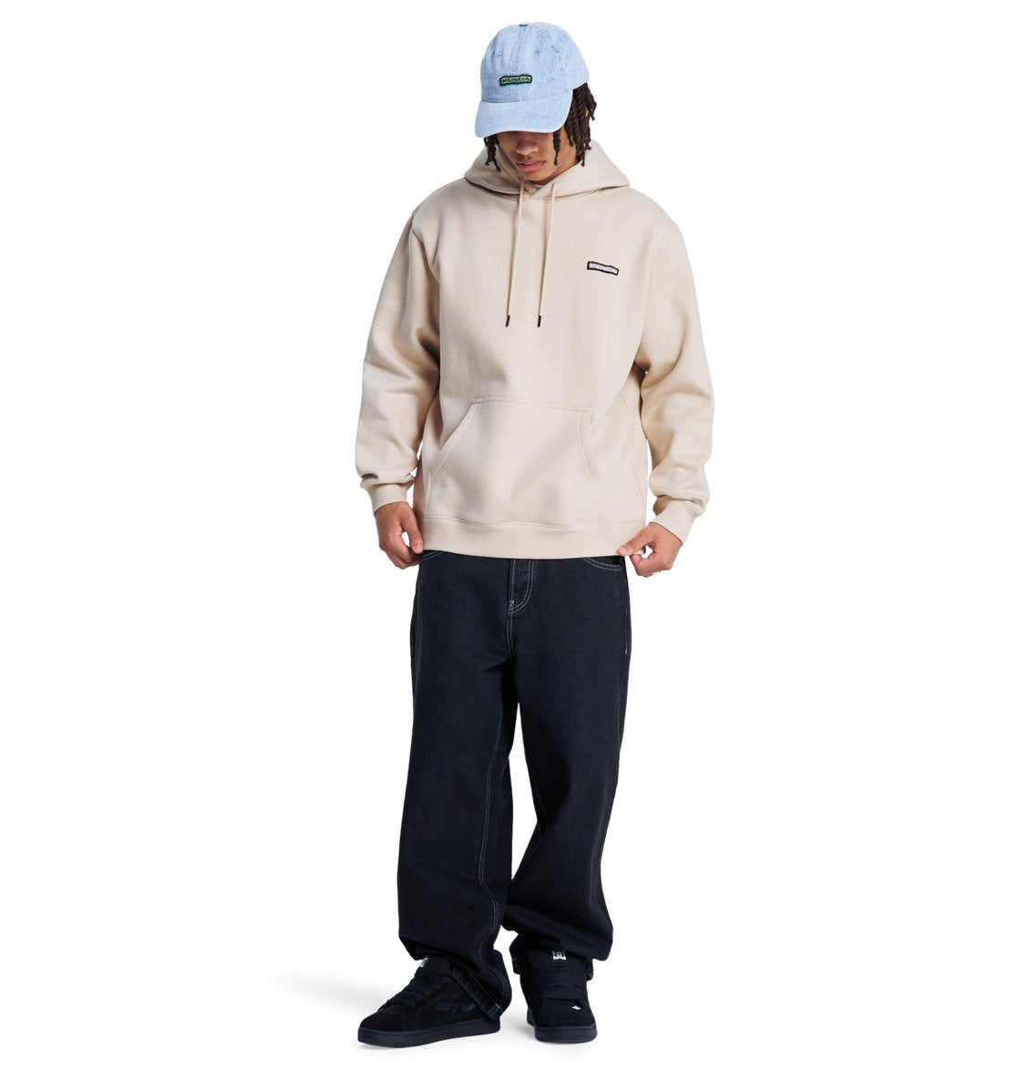 DC - PATCH IT HOOD - OATMEAL