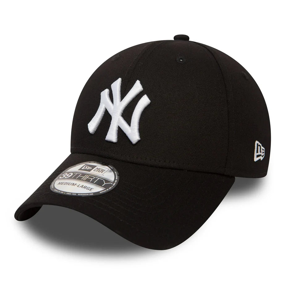 NEW ERA - 39THIRTY NEW YORK YANKEES MLB STRETCH CAP - BLACK/WHITE