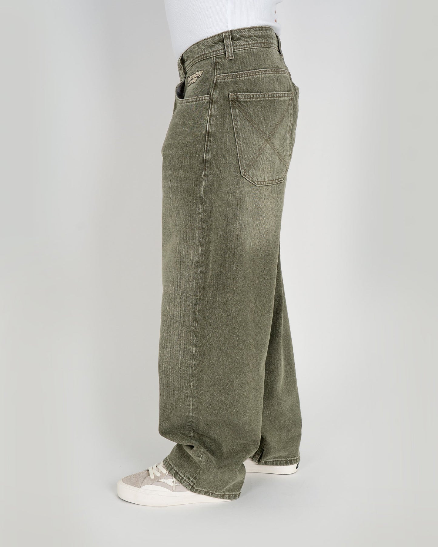 HOMEBOY - X-TRA MONSTER DYE DENIM - WASHED GREEN
