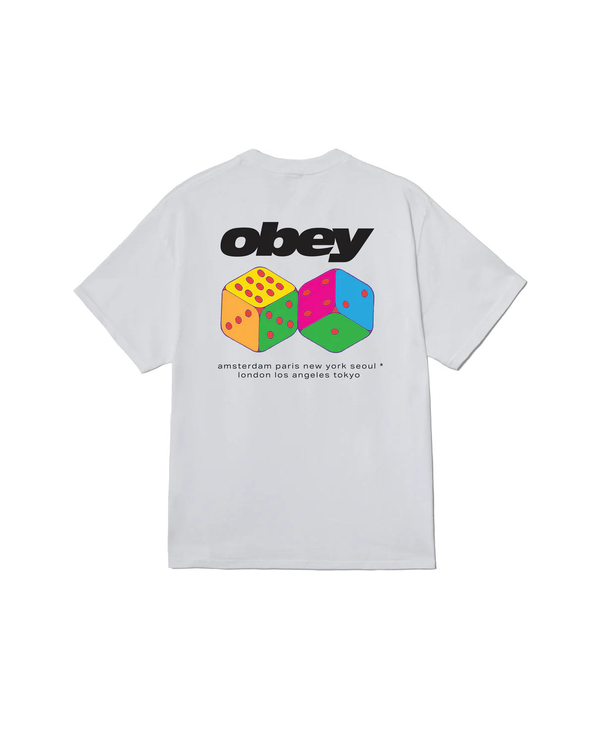 OBEY - DICE TEE - WHITE