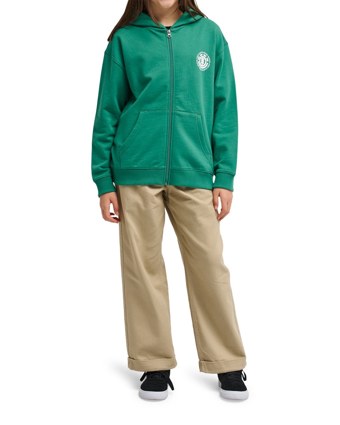 ELEMENT - SEAL BP YOUTH ZIP HOOD - FIR GREEN
