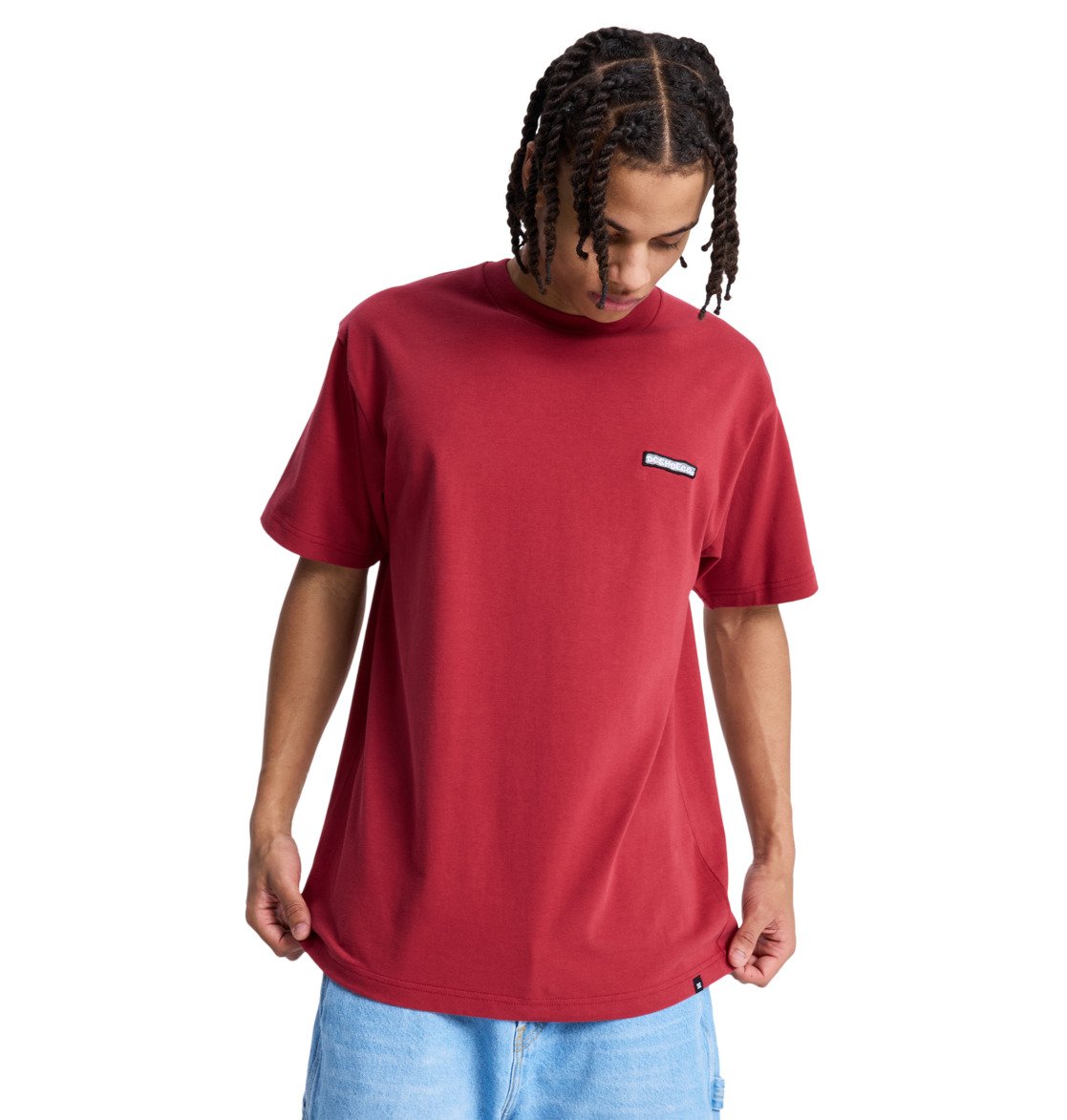 DC - PATCH IT TEE - BRICK RED