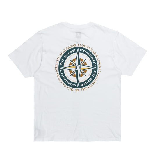 DC - TRUE NORTH SS TEE - WHITE