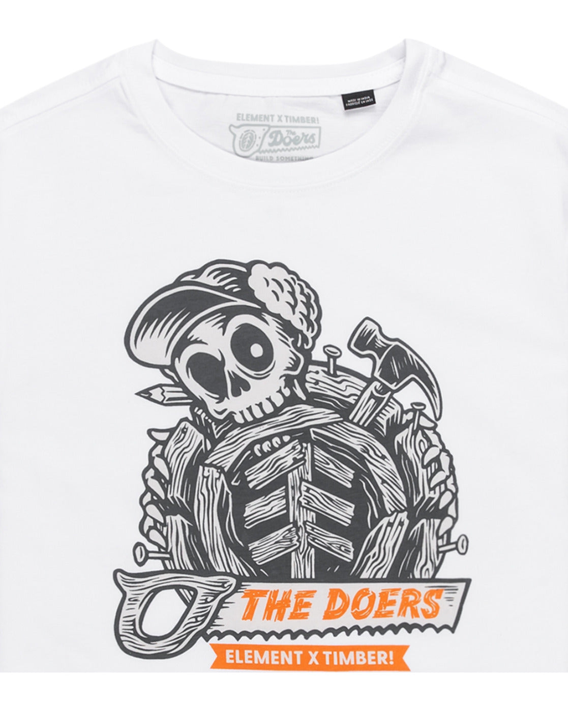 ELEMENT - TIMBER ICON SS YOUTH TEE - OPTIC WHITE