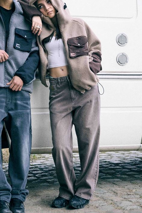 KEEP IT CLEAN - LOOSE PANT - WASHED SMOKE