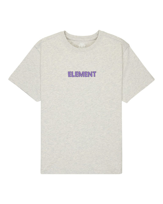 ELEMENT - SWAMPS YOUTH TEE - MID GREY HEATHER
