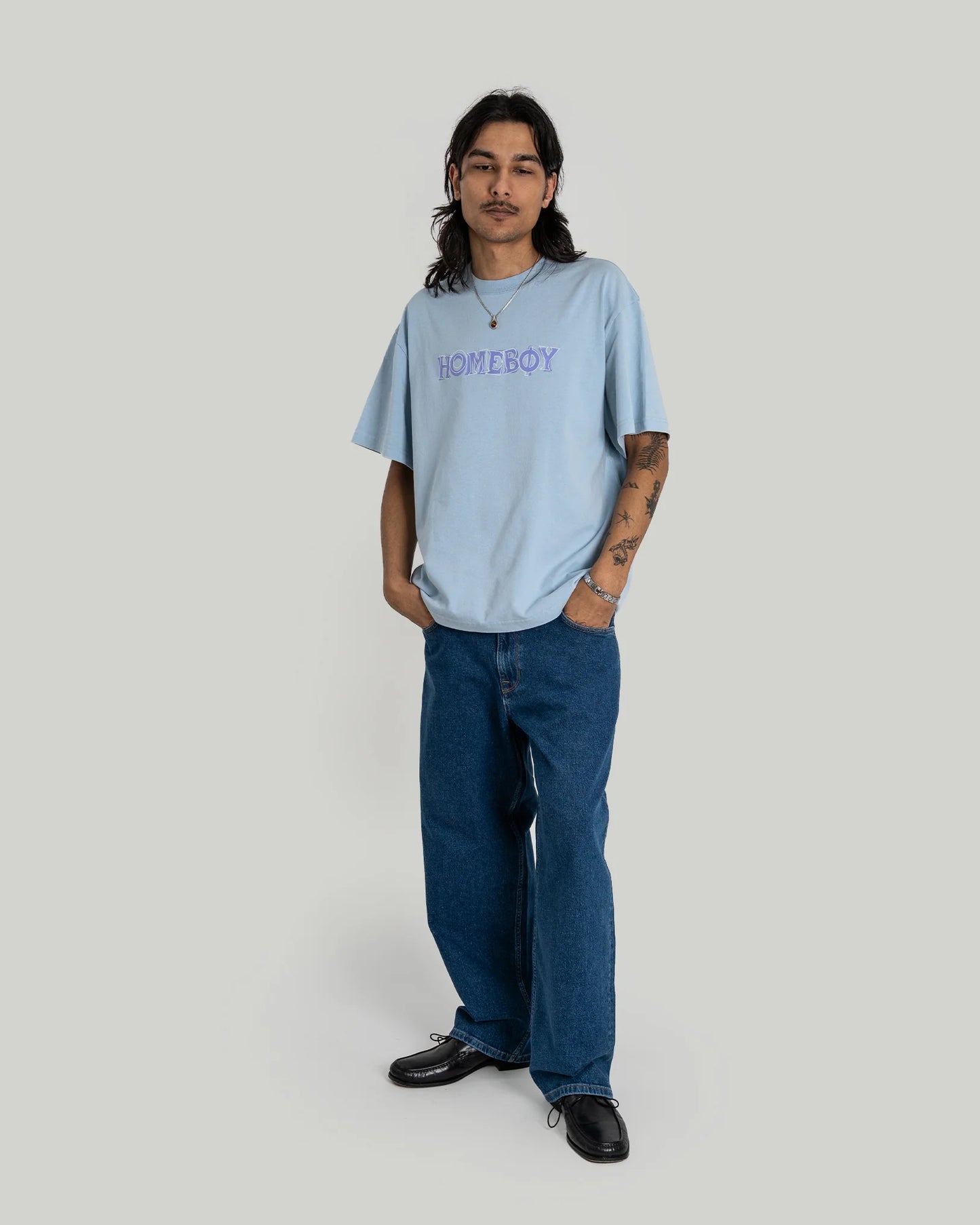 HOMEBOY - CHAOS TEE - LIGHT BLUE