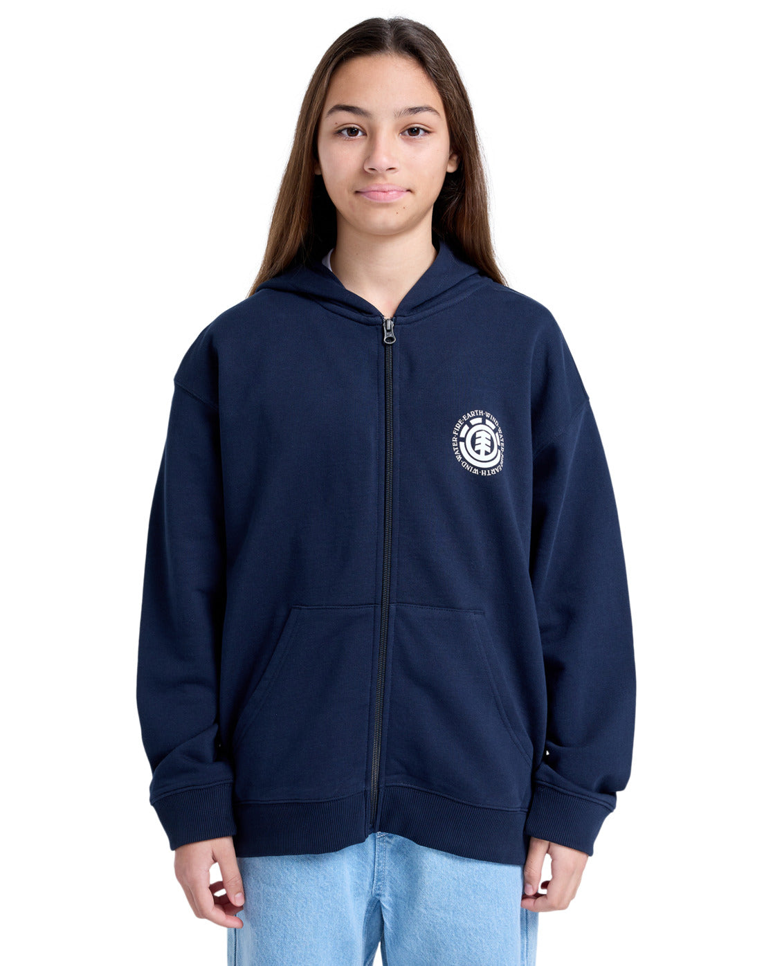 ELEMENT - SEAL BP ZIP YOUTH HOOD - ECLIPSE NAVY