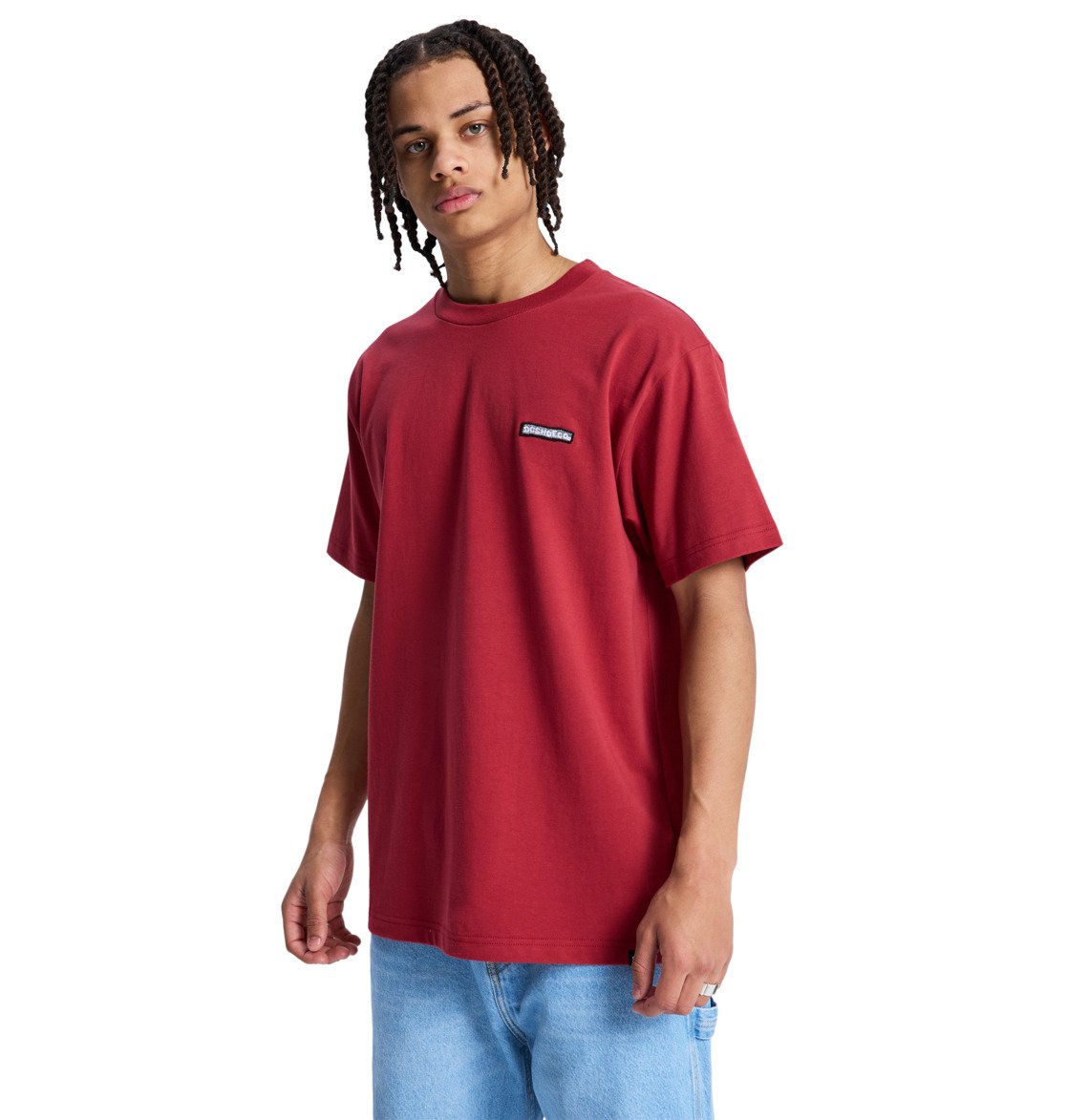 DC - PATCH IT TEE - BRICK RED