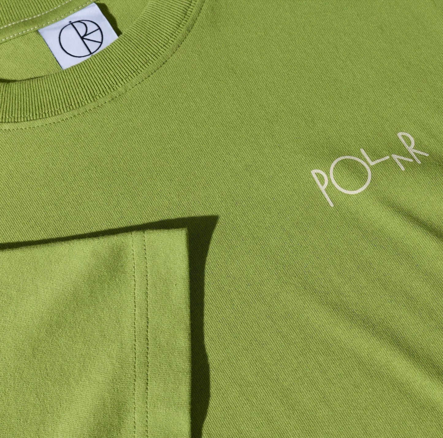 POLAR - STROKE LOGO CONTRAST TEE - PERIDOT