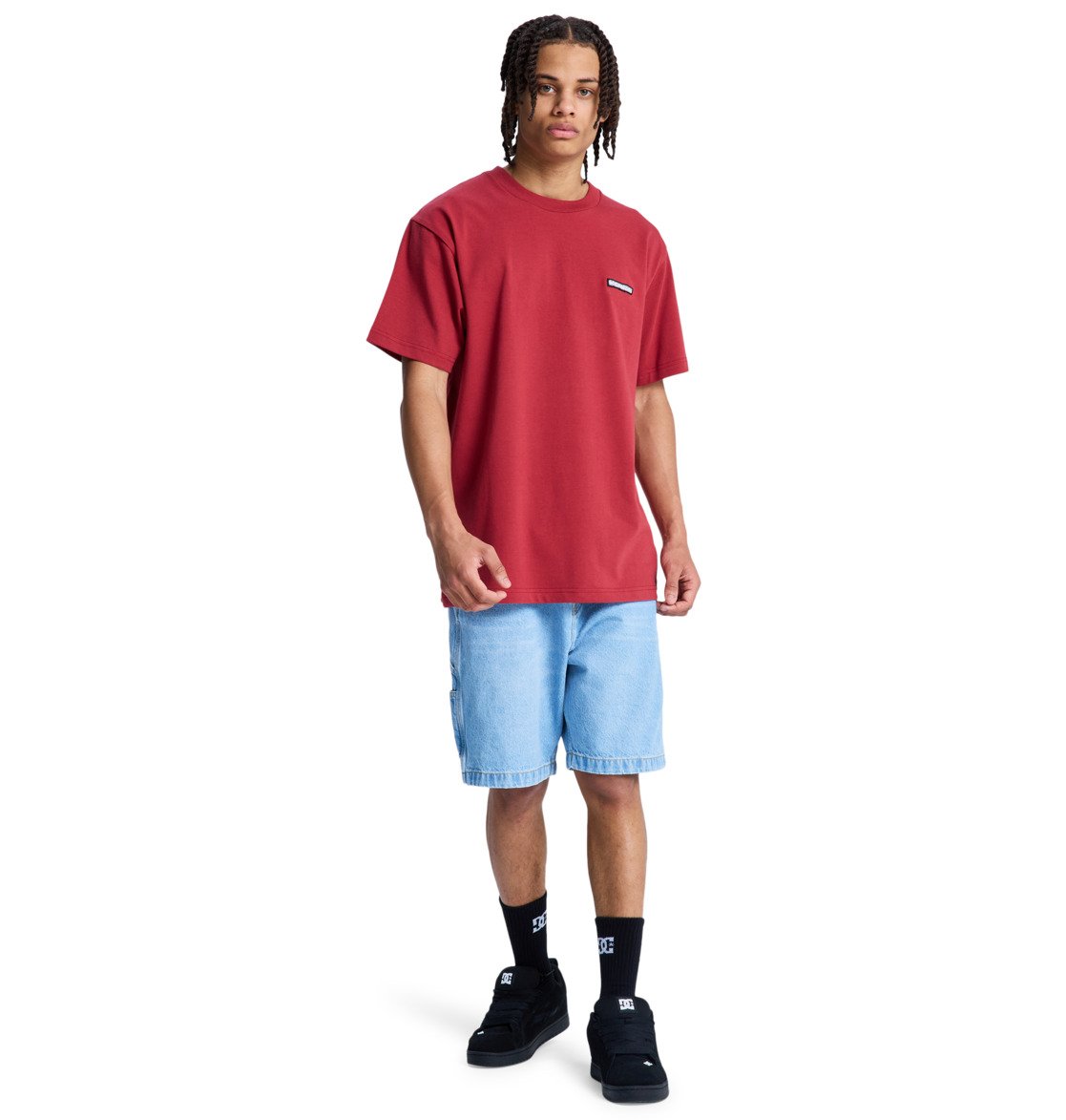 DC - PATCH IT TEE - BRICK RED
