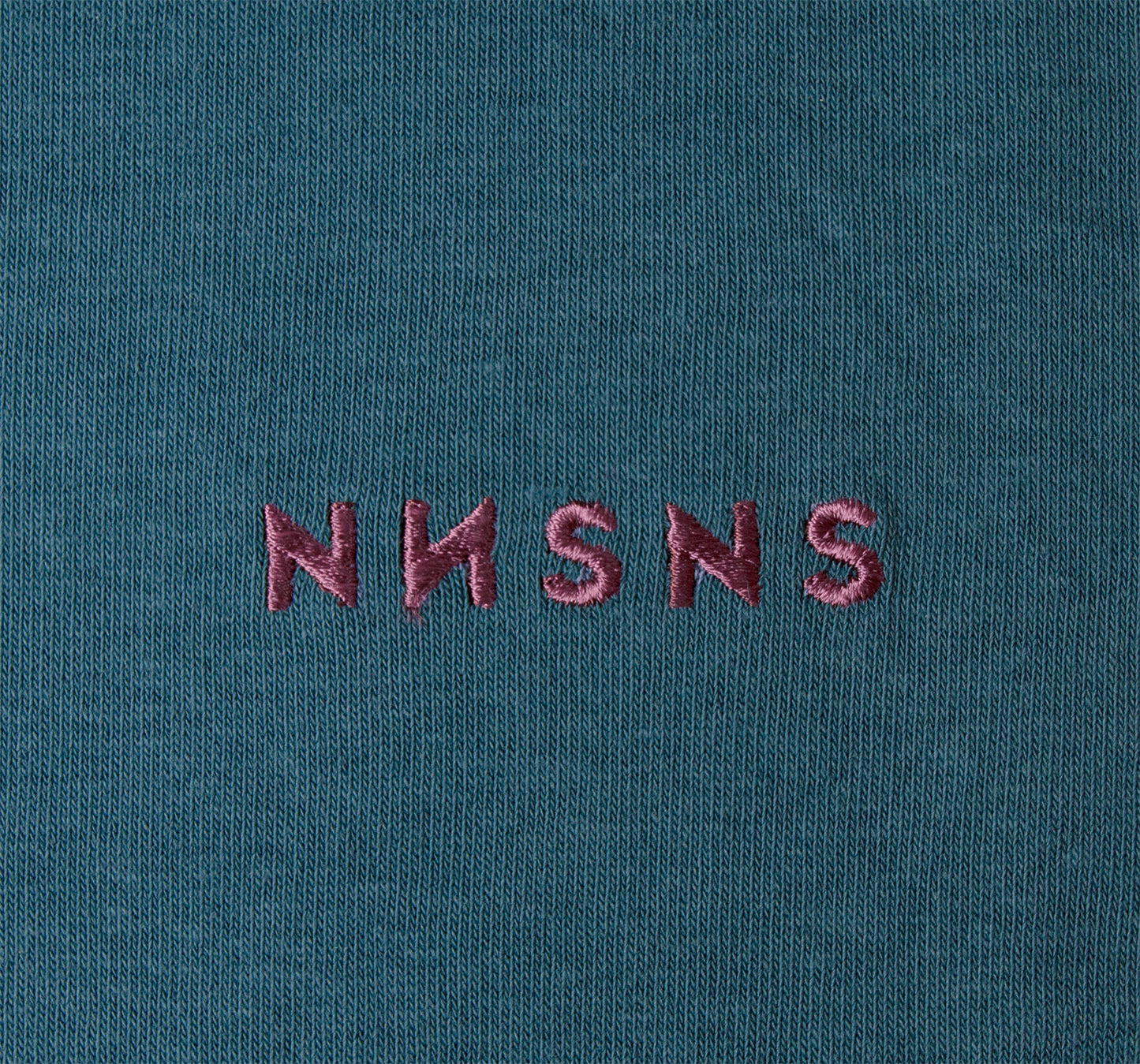 NNSNS - EMBROIDERED POLO - SLATE/BURGUNDY