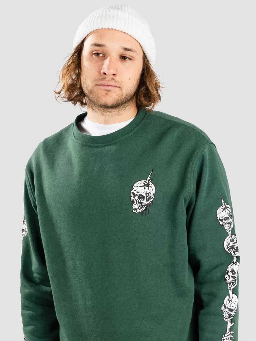SANTA CRUZ - ABYSS DOT CREWNECK - CEDER