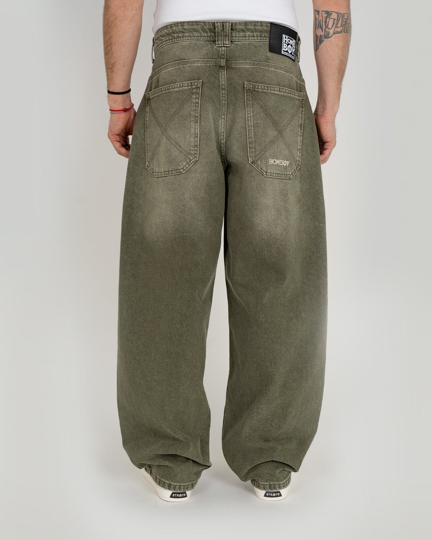 HOMEBOY - X-TRA MONSTER DYE DENIM - WASHED GREEN