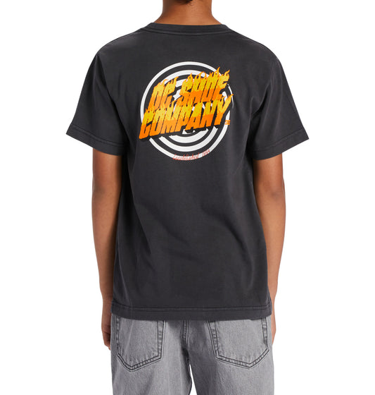 DC - BURNER TEE BOY - CHARCOAL