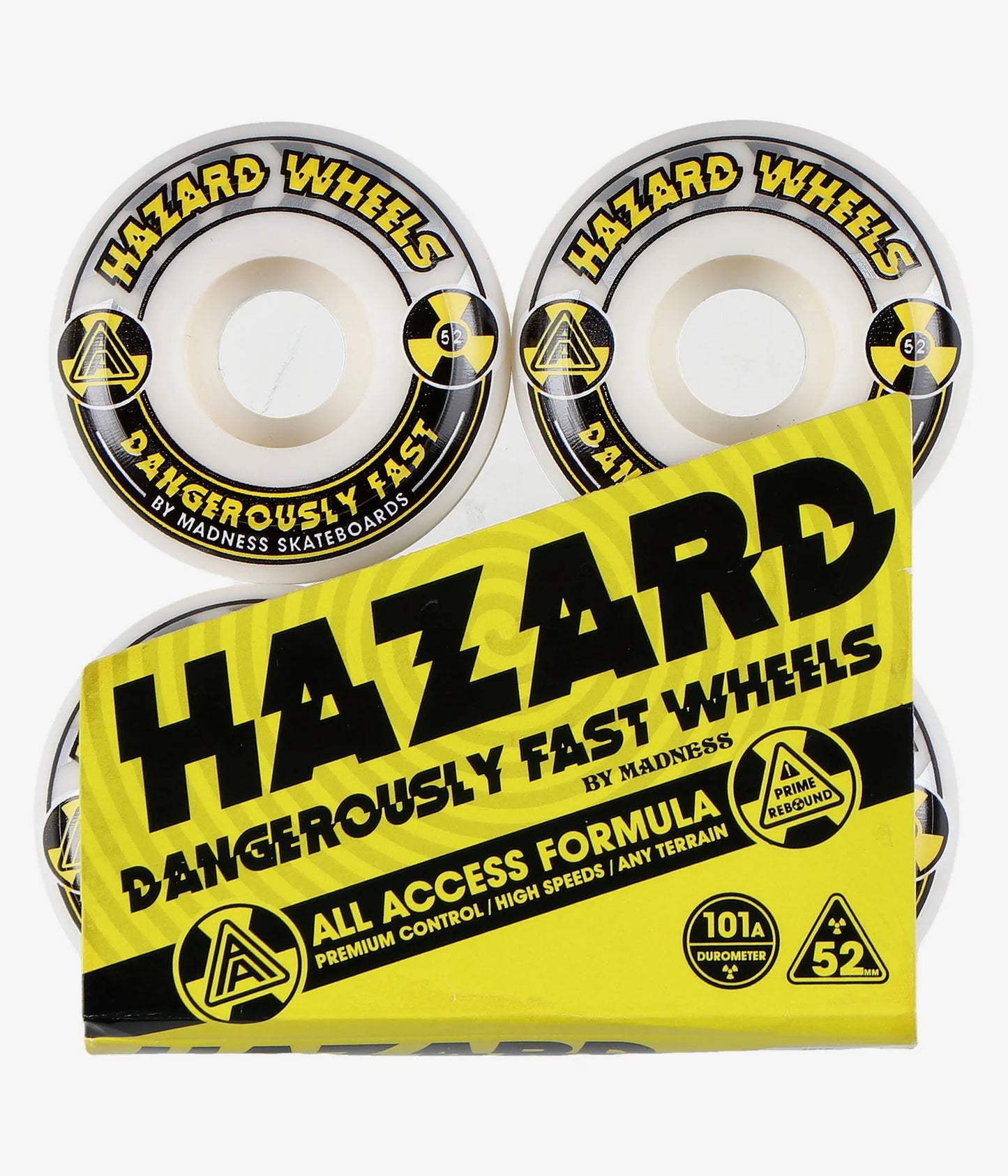 HAZARD - ALARM CONICAL - 101A - 52MM - WHITE/YELLOW
