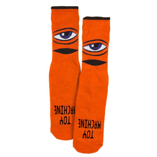 TOY MACHINE - SECT EYE YOUTH SOCK - ORANGE