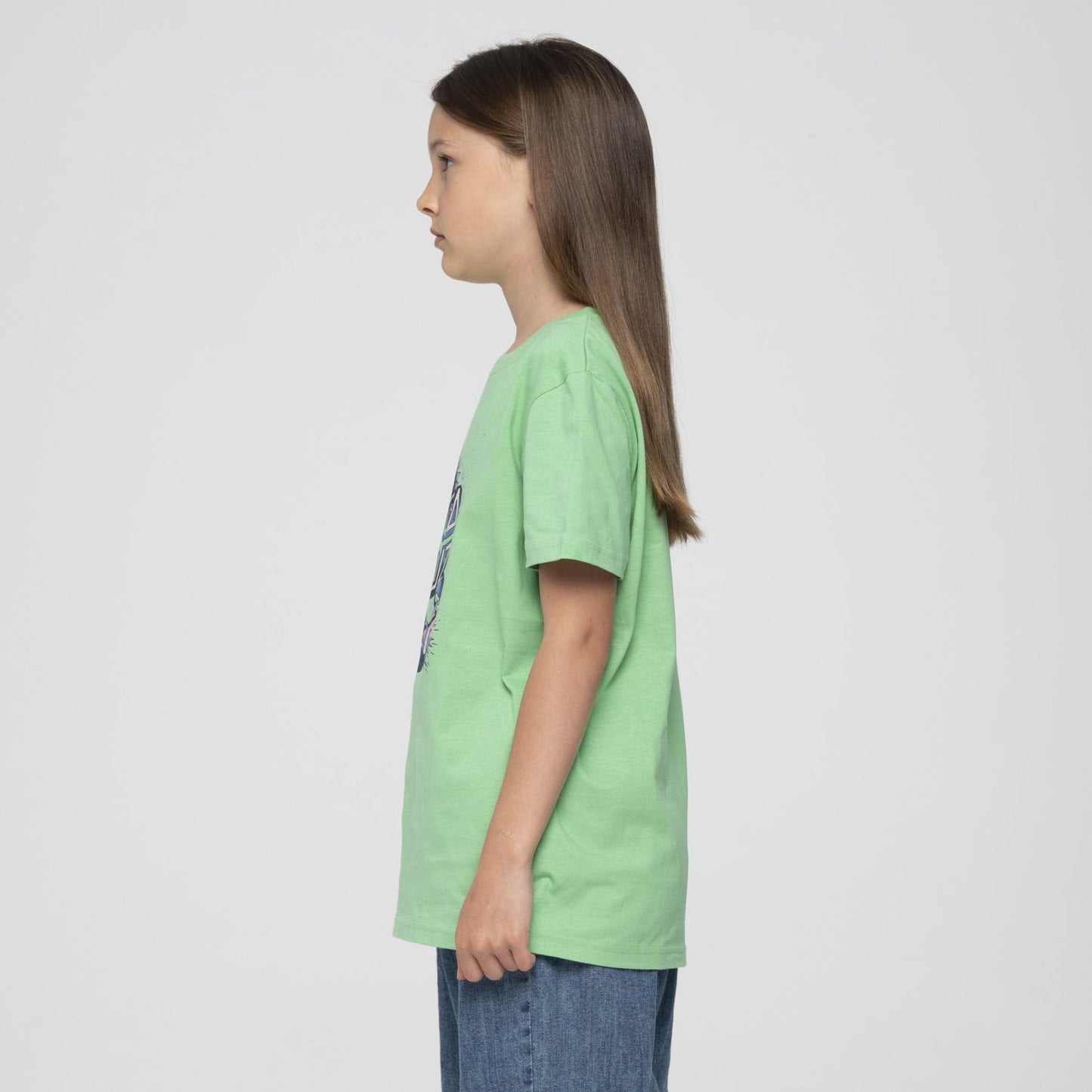 SANTA CRUZ - DARK ARTS DOT FRONT YOUTH TEE - APPLE MINT