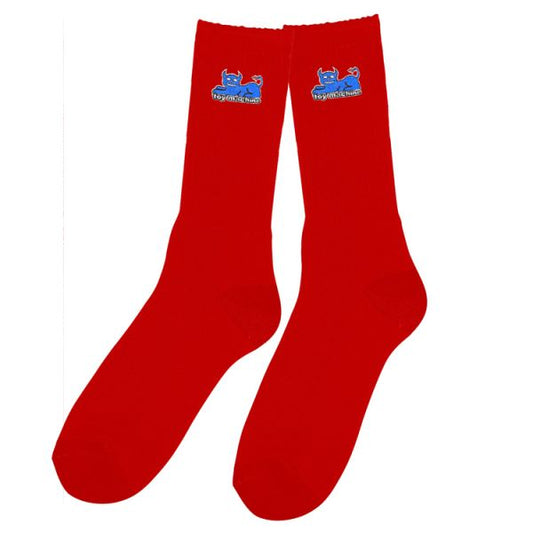 TOY MACHINE - DEVIL CAT SPLIT SOCK - RED