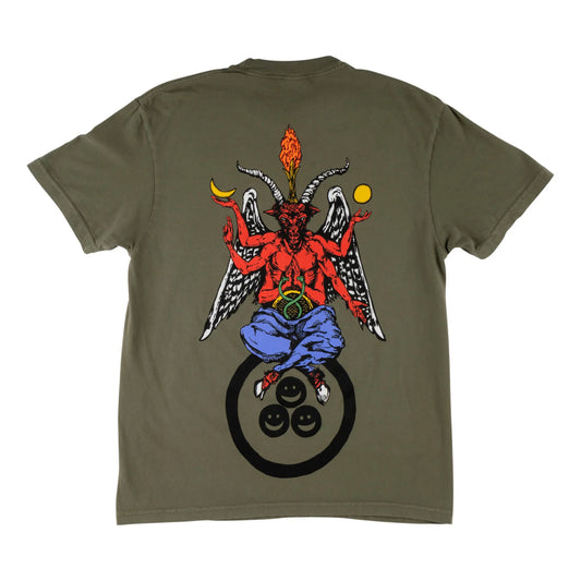 WELCOME - BAPHOLIT GARMENT DYED TEE - SAGE