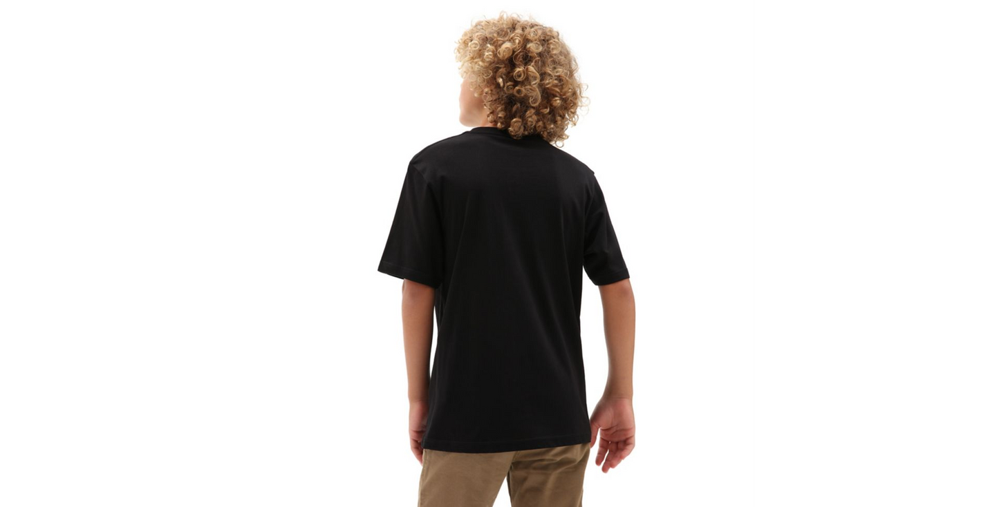 VANS - CLASSIC SS TEE BOYS - BLACK/WHITE