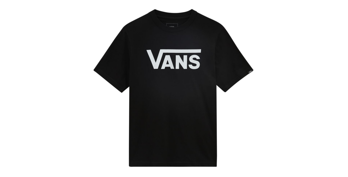 VANS - CLASSIC SS TEE BOYS - BLACK/WHITE
