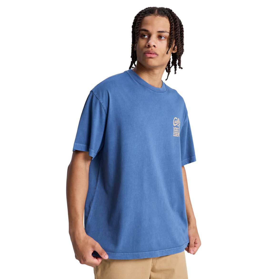 DC - KNOTTED TEE - DARK DENIM