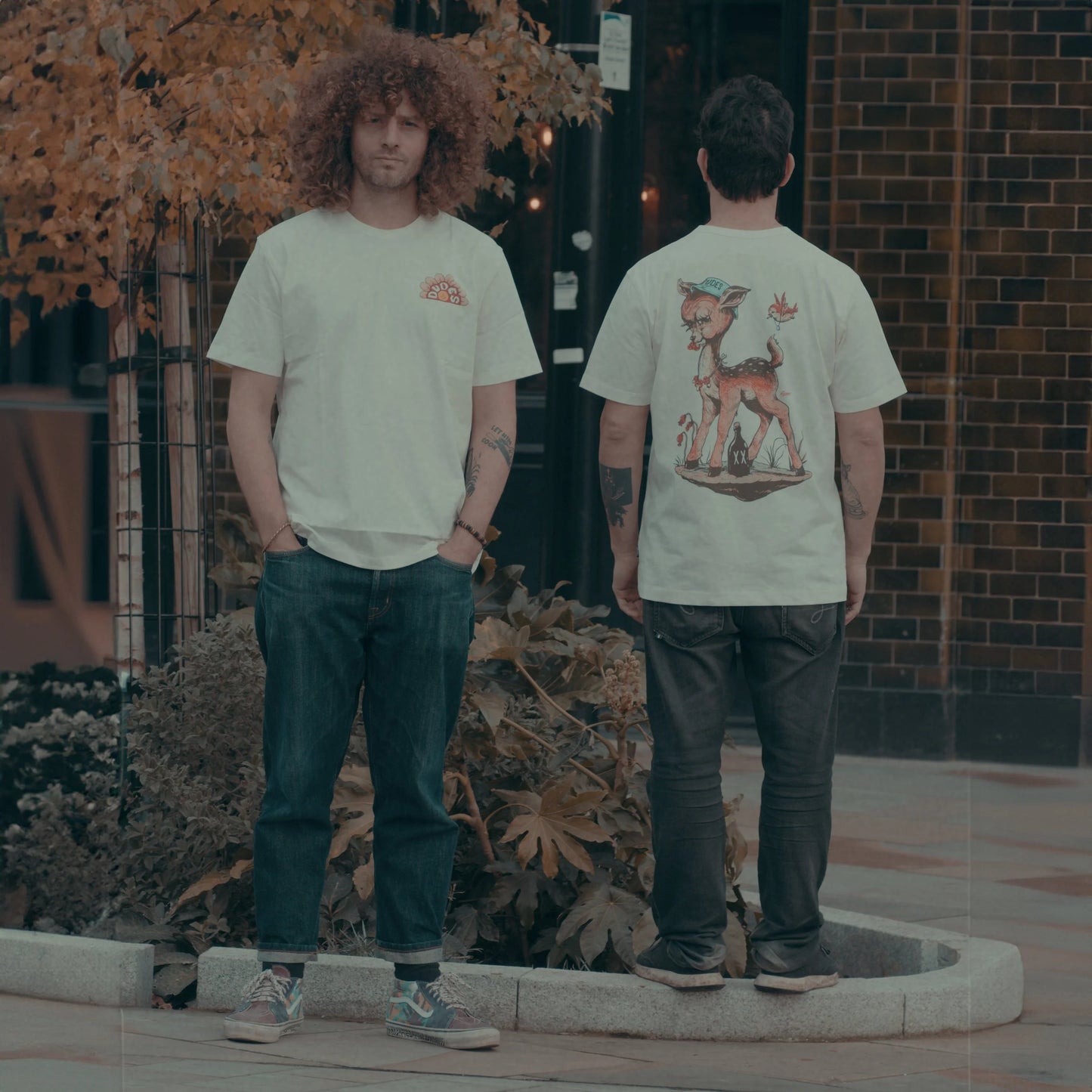 THE DUDES - BAMBY TEE - OFF WHITE