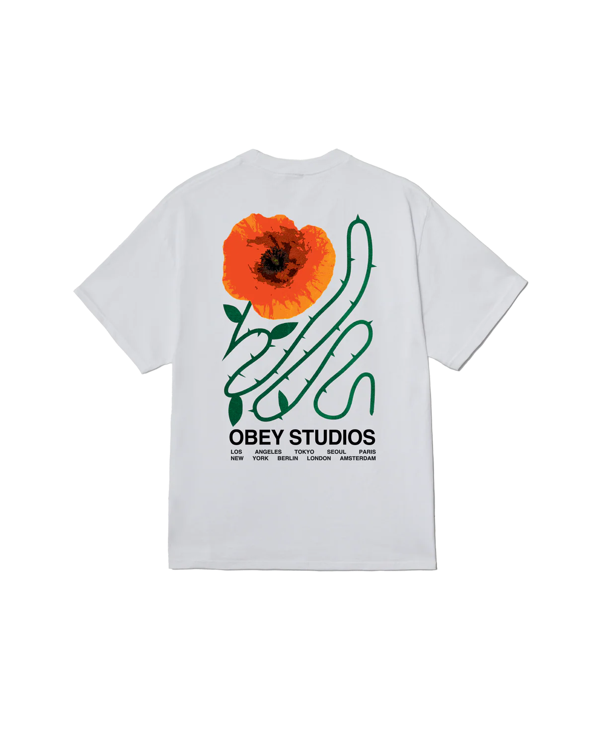 OBEY - MOVES OF LIFE TEE - WHITE