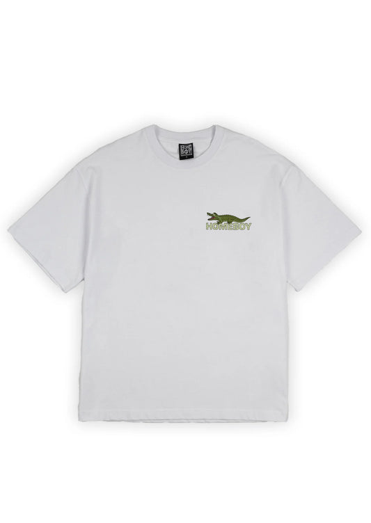 HOMEBOY - CROCOBOY TEE - WHITE
