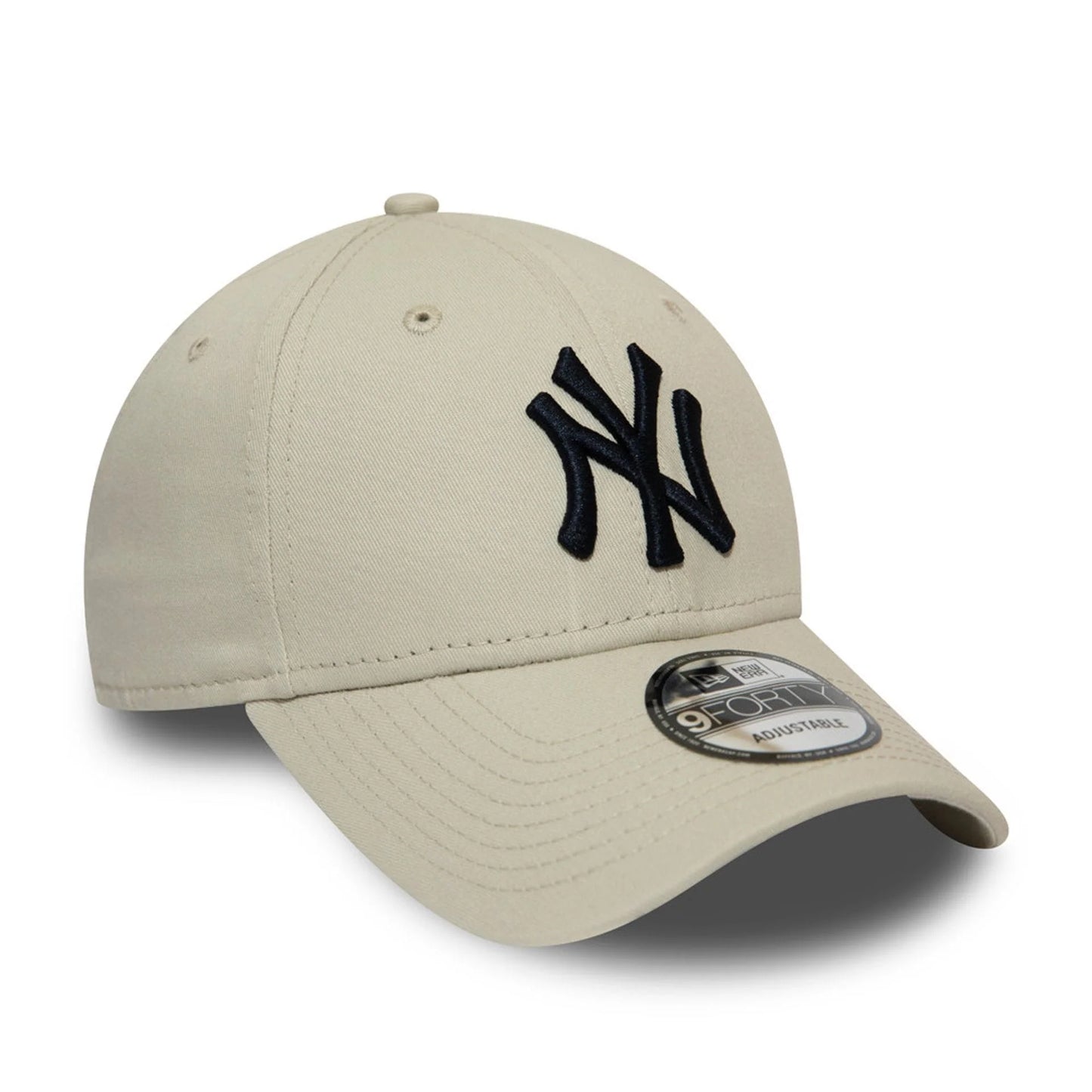 NEW ERA - 9FORTY NEW YORK YANKEES LEAGUE ESSENTIAL CAP - OSFA - STONE/BLACK