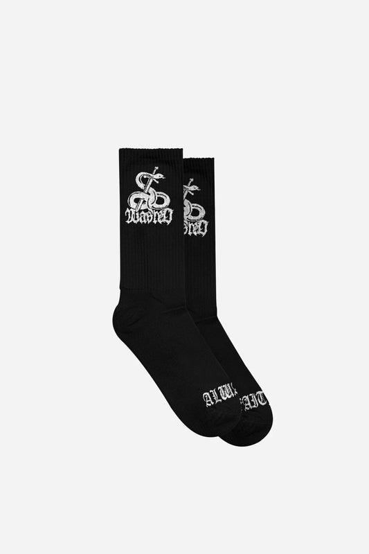 WASTED PARIS - ATRAX SOCKS - BLACK