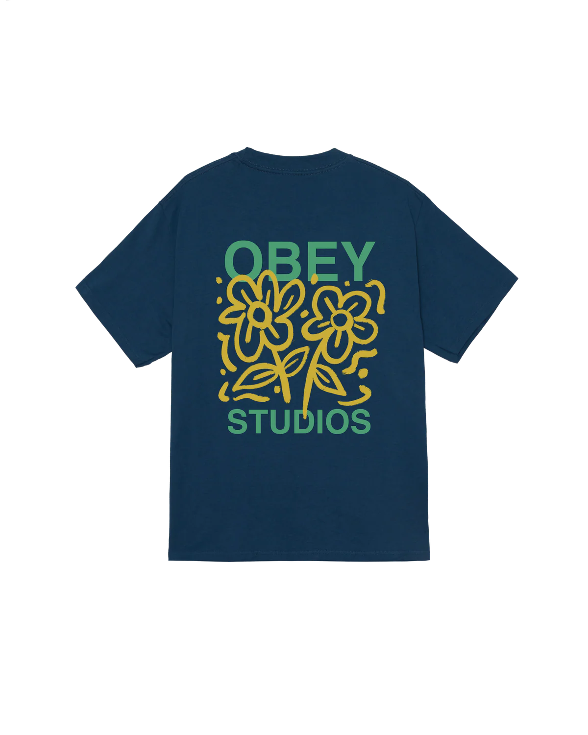 OBEY - GROWN WITH LOVE TEE - HARBOR BLUE