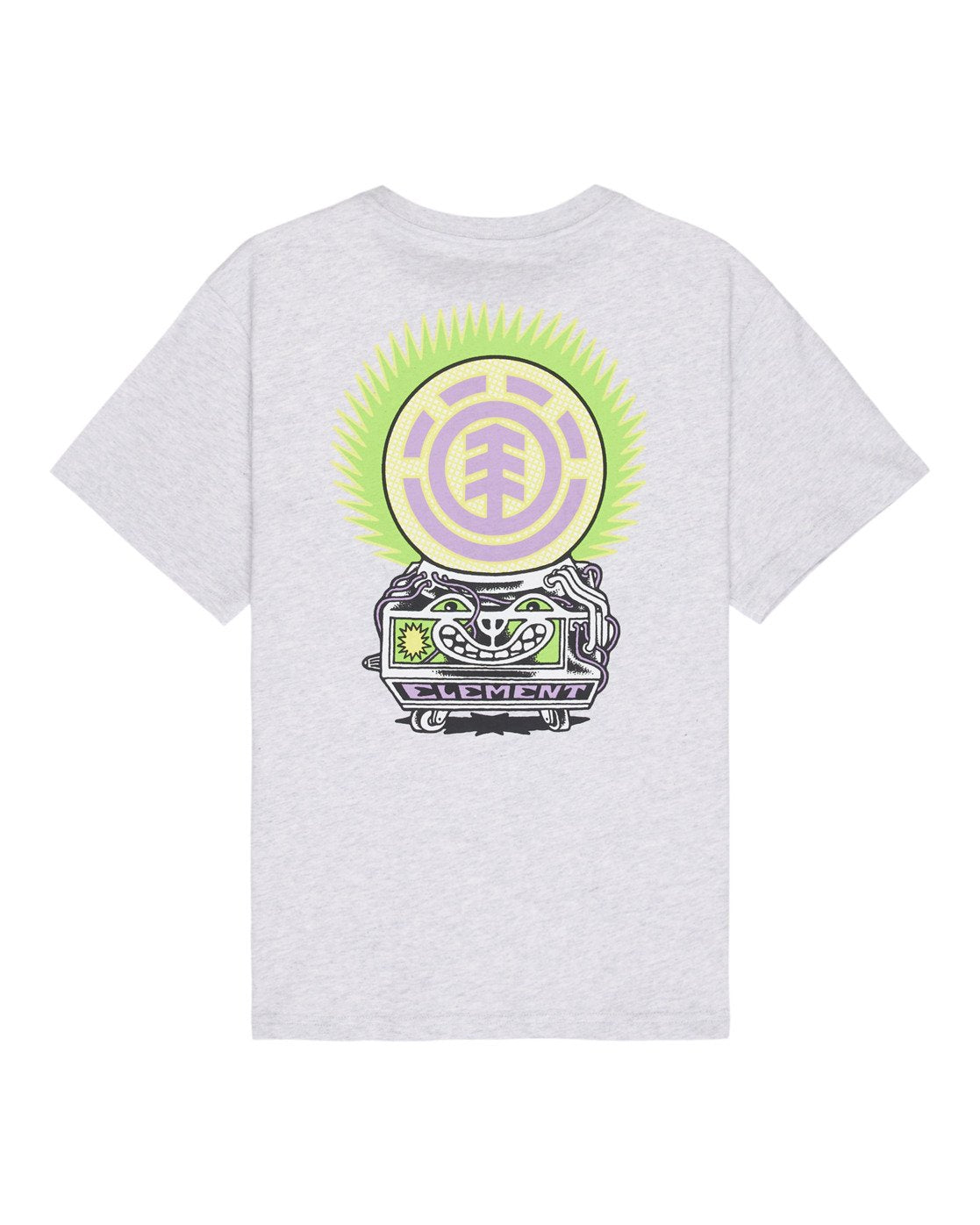 ELEMENT - FORTUNE YOUTH TEE - MID GREY HEATHER