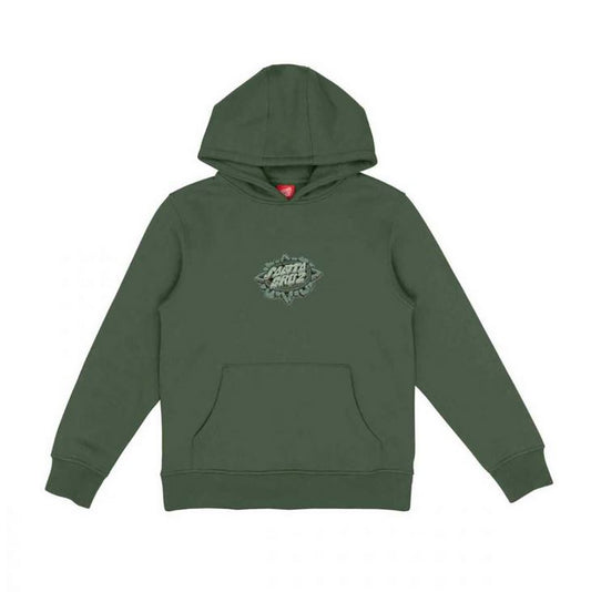 SANTA CRUZ - YOUTH WINKOWSKI DOG HOOD - DARK MOSS