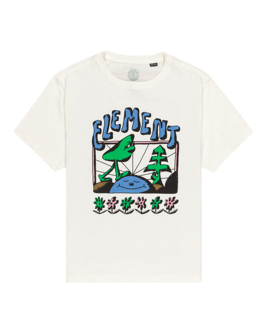 ELEMENT - QUIET SS YOUTH TEE - EGRET