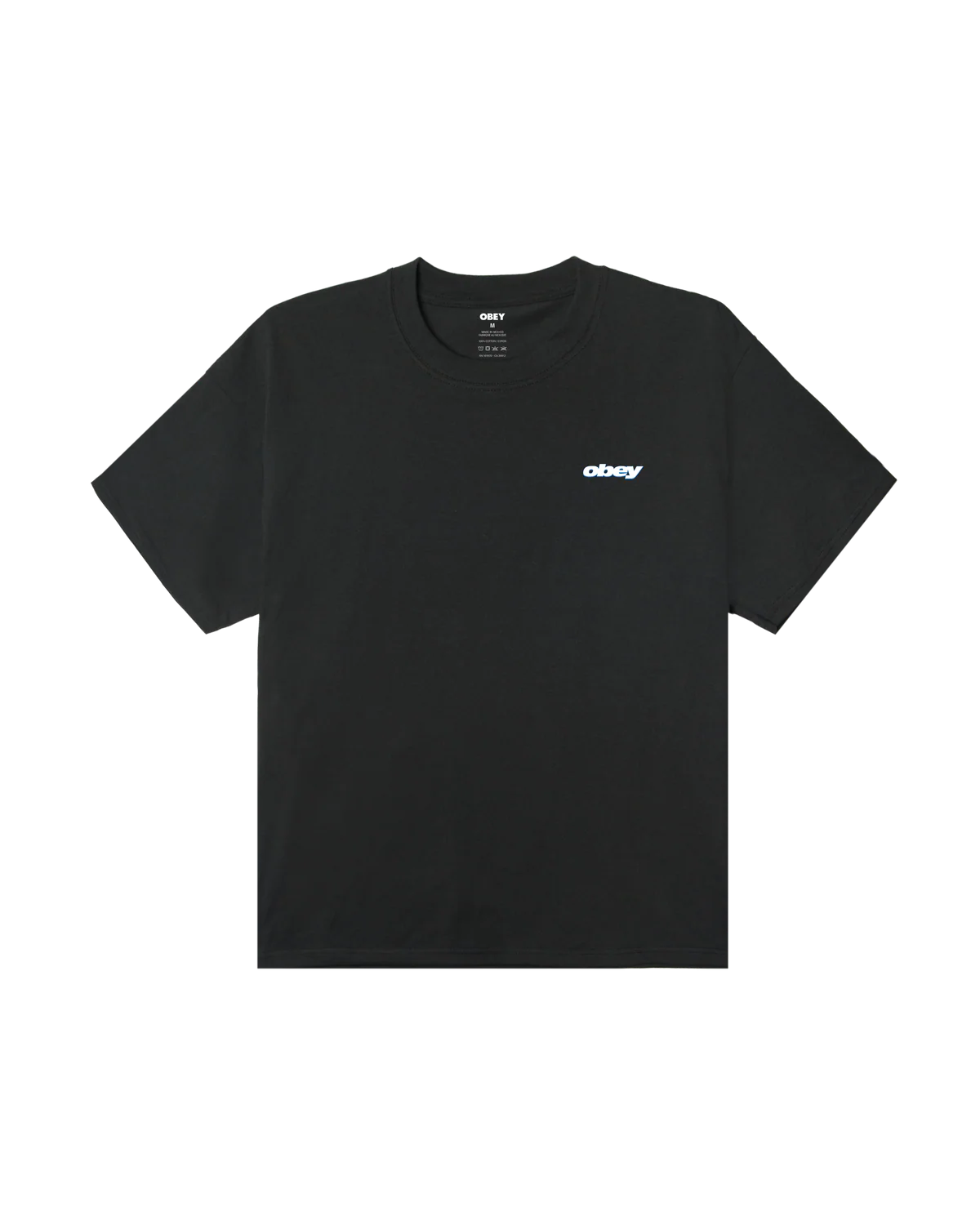 OBEY - LIPS HEAVYWEIGHT TEE - VINTAGE BLACK