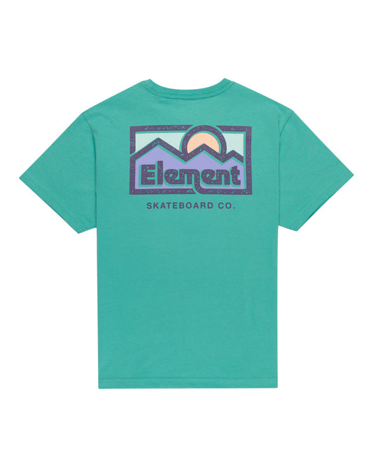 ELEMENT - SUNUP SS YOUTH TEE - LAGOON