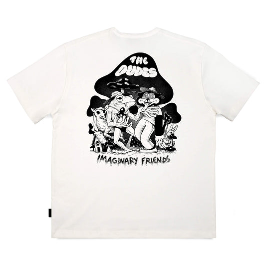 THE DUDES - IMAGINARY FRIENDS TEE - OFF WHITE