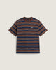VANS - PISMO KNIT TEE - BROWN/BLUE
